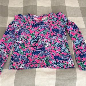 Lilly Pulitzer terry cloth sweater